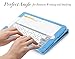 FYY Case for iPad Air 2 - Premium PU Leather Case Smart Auto Wake/Sleep Cover with Hand Strap, Card Slots, Pocket for iPad Air 2 (only fit iPad Air 2) Cyan