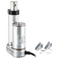 Homend DC12V 2inch Stroke Linear Actuator with Mounting Bracket 900N(225lbs) Maximum Lift 10mm/s for Recliner TV Table Lift Massage Bed Electric Sofa Linear Actuator