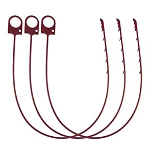 SDY 26 Inch Snake Hair Drain Clog Remover Cleaning Tool – Patented Design Drain Auger 3 Pack – Burgundy Red