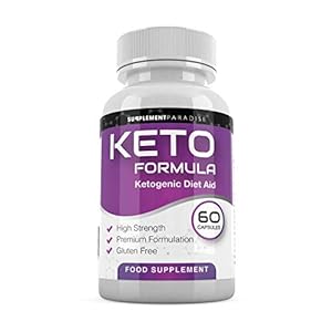 Keto Formula KETOGENIC Diet AID – REDUCING Feelings of Hunger – Detox Naturally & Safely- Weight Loss- Burn Fat- Sodium- Vitamin A- B12,B6- Apple Cider, Guarana, SUPPLEMENT PARADISE