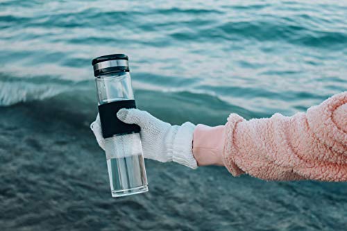 ELDR-Supply-Glass-Water-Bottle-Eco-Friendly-Wide-Mouth-Silicone-Sleeve-for-Non-Slip-Grip-Easy-to-Clean-Borosilicate-Glass-Double-enforced-Glass-Base-20-oz