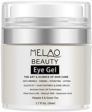 Eye Gel Eye Cream - Improve Puffiness Eye Bags and Dark Circles, Smoothen Fine Lines and Wrinkles, Anti Aging, With Aloe Vera and Natural Ingredients (1.7 fl oz.)