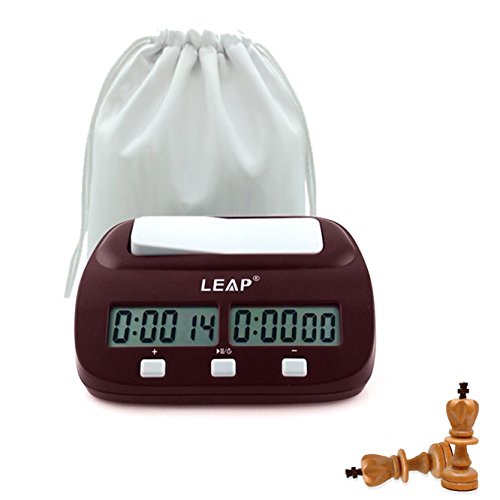 Professional digital chess clock count up down timer with clock a…