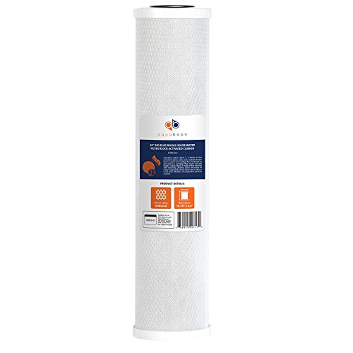 1-PACK Of 5 Micron Big Blue Coconut Shell Carbon Block Water Filter 20"x4.5" by Aquaboon