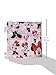 Bumkins Disney Reusable Sandwich and Snack Bags, for Kids School Lunch and for Adults Portion, Washable Fabric, Waterproof Cloth Zip Bag, Travel Pouch, Food-Safe, Large, Minnie Mouse Classic