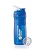 Blender Bottle Sport Mixer Protein Shaker Cup 20 + 28 OZ Bottle Best For Protein Shake 2 Pack DUO (Blue)