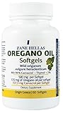 Zane Hellas Oregano Oil Softgels. Concentrate 4:1 Provides 107,5 mg Carvacrol per Serving. Softgels- Capsules Oil of Oregano. by ZANE HELLAS