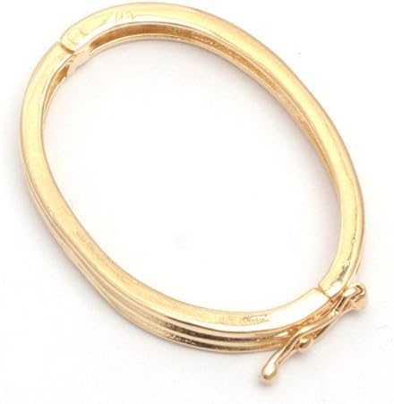 GEM-inside 1Pcs 21x30mm 14k Yellow White Gold Filled DIY Jewelry Making Clasp Finding Necklace Shorter
