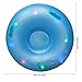 Missblue Snow Tube Sled, LED Inflatable Air Tubes with Grab Handles Heavy Duty Flash Ski Circle Skating Skiing Sleds Raft Sports Toys