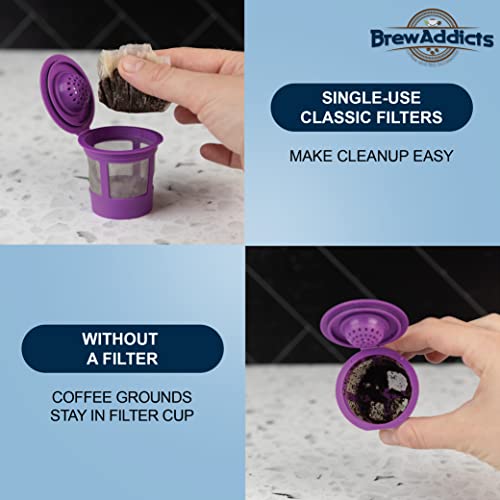 Brew Addicts 600 Paper Coffee Filters SingleUse Coffee Filter for