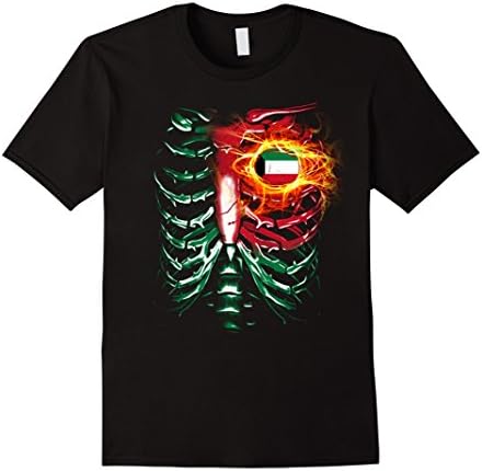 Mens Kuwait flag funny tshirt Medium Black