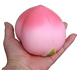 Fireboomoon 4'' New Jumbo Slow Rising Kawaii Cute Peach Squishy, Random Color
