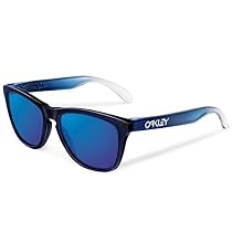 Oakley Men's Frogskins Blue/Sapphire Iridium Sunglasses