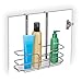 Lynk Over Cabinet Door Organizer - Tall Shelf - w/Molded Tray - Chrome