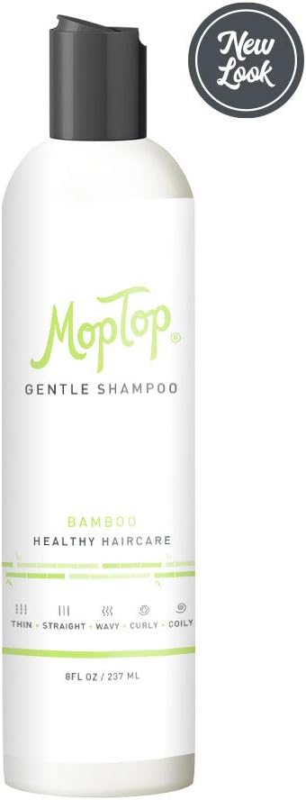 MopTop Natural Bamboo Gentle Shampoo, 237 ml, 226.8 g (Pack of 1) - Image 4