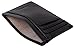 Dante RFID Blocking Front Pocket Leather Slim Wallet for Man, Mini Slim Card Holder(Black)