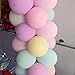 Soonlyn Assorted Color Party Balloons 100 Pcs 10 In Rainbow Pastel Balloon Garland Arch Kit for Birthday Party Decoration Baby Shower