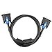 SHD VGA Cable, VGA to VGA HD15 Monitor Cable for PC Laptop TV Projector-3Feet