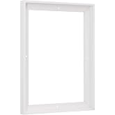 Pixy Canvas Floater Frame 8x10 for 3/4 (0.75) inch Deep Canvas Paintings/Canvas Prints/Wood Canvas Panels/Wall Art/Wall Decor/Home Decor/Artwork (White, 8 x 10 inch, Portrait)