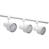 NICOR Lighting 4 Ft. White 3-Light Baffle 75W Track