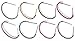 STHUAHE Unisex Multicolor Metal Teeth Comb Hair Hoop Hairband Headband Hair Accessories by Beauty hair (8 Color)
