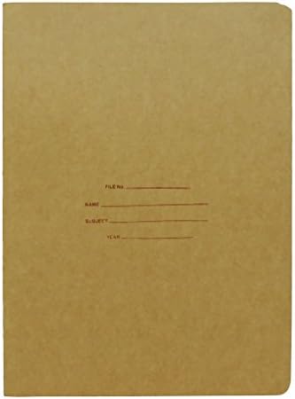 Zebra A4 Recycled Kraft Paper File Folder Document Storage Project Clip File Folder - Pack of 5