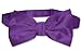 Vesuvio Napoli BOWTIE Solid PURPLE INDIGO Color Men's Bow Tie for Tuxedo or Suit