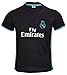 #7 Ronaldo Real Madrid Third Kid Soccer Jersey & Matching Shorts Set 2016-17,Black,Youth M (8 to 10 Years Old)