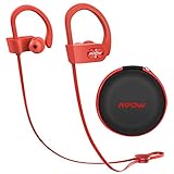 Mpow Flame [Upgraded] Bluetooth Headphones with Case, Bassup Technology HiFi Stereo in-Ear Wireless Earbuds, Waterproof IPX7 Earphones W/Mic, 8-10 Hrs Playing time, CVC6.0 Noise Cancelling Headsets