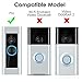 QIBOX Compatible with Video Doorbell EIite,Ajustable Mount for Angle,Maximize