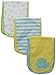 Gerber Unisex-Baby Terry Burp Cloths, Elephant, One Size (Pack of 3)
