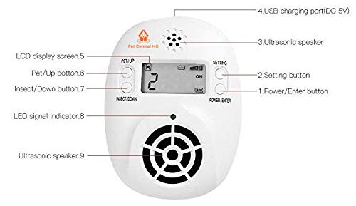 Pet Control HQ Indoor Pet Wireless Electric Fence Barrier Containment System for Dogs, Cats, Universal Shock Collar for Dog, Cat Deterrent Radio Device in 1 (Extra Pet Barrier) - Thumbnail 3