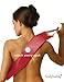 Body Buddy Lotion Applicator - Dark Red - Non-Absorbent Fabric