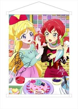 Amazon アイカツフレンズ 神城カレン 明日香ミライ B2タペストリー タテ約728mm ヨコ約510mm アニメ 萌えグッズ 通販