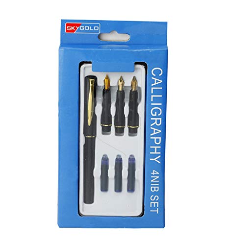 SKYGOLD Calligraphy 4 Nib Pen Set