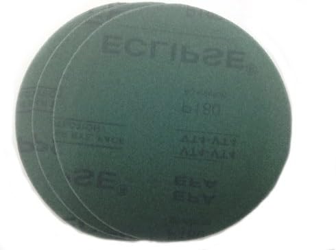 Sungold Abrasives 07819 30-micron 11-1/4-Inch Eclipse Film Hook and Loop Sanding Discs for GEM Sanders, 5-Pack