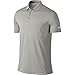 NIKE Men's Dry Victory Polo, Pewter Grey/White, X-Large