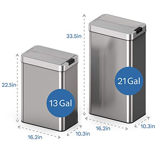 2 hOmeLabs+Gallon+Touchless+Trash+Can
