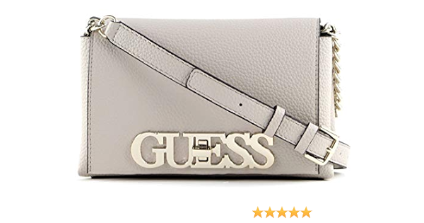 Guess Uptown Chic Bolso de hombro gris piedra : Amazon.es: Zapatos y  complementos