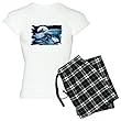 Artsmith, Inc. Women's Light Pajamas Moon Dolphins