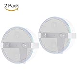 LANMU Wall Mount for Alexa Echo Dot 2nd Generation (Pack of 2 White)