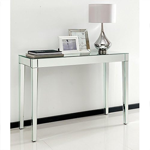 homesdirect365 Romano Mirrored Console Table
