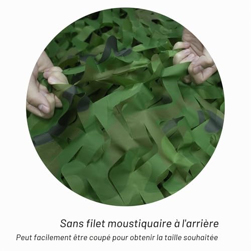 LOOGU Military Camouflage Net Large Size Perfect for Hunting, Shading, Camouflage Decoration, Parasol, Terrace Sun Protection