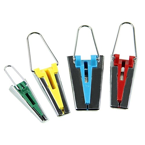 StarÂ® Set of 4 Size Fabric Bias Tape Maker Tool 6mm 12mm 18mm 25mm Sewing Quilting / Fabric Sewing Quilting Bias Binding Maker Tape Maker Tool Set - 4 Different Sizes
