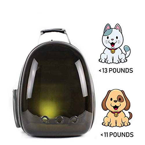 image for C&W Innovative Traveler Bubble Backpack Pet Carriers for Cats and Dogs