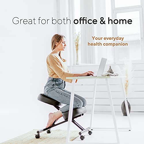 Luxton Home Ergonomic Kneeling Chair with Memory Foam Layer Improves