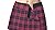 Burgundy and Black Schoolgirl Tartan Plaid Pleated Plus Size Long Skirt Barossa