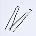 VNDEFUL 100PCS Black U-shaped Clip Pins，The Special Hair Pin Of The Studio Is Used To Add Coarse Fixed Tool U - shaped Card Hair