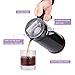 Cold Brew Coffee Maker (1.3L/44OZ Iced Tea&Coffee Maker) 4-IN-1 BPA Free Glass Coffee Brewer System; Dishwasher Safe Coffee Filter Pitcher Carafe with Non-slip Silicone Base / Spout Lid / Mesh Filter