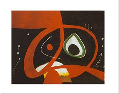 Kopf by Joan Miro 16 X 20 Art Print Poster